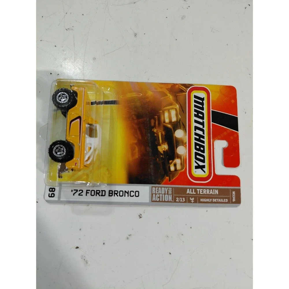 NIP Matchbox All Terrain 1:64 Die Cast 1972 Ford Bronco 4x4 SUV